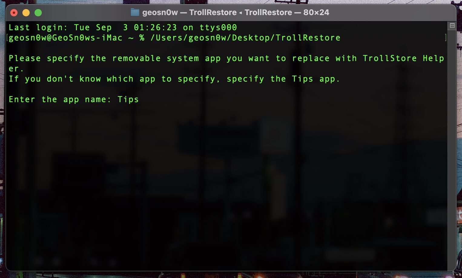 图片[2]-TrollStore巨魔iOS 17.0 通过 TrollRestore 安装，详细解读与安装-枭木iOS官网